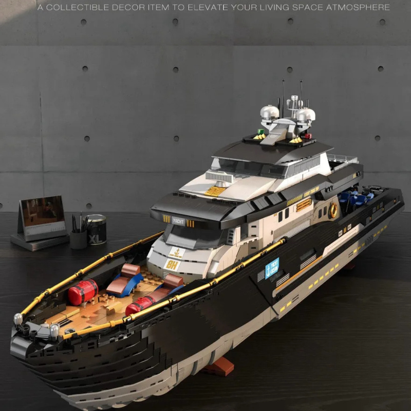 Model Kit Yacht - Reobrix 66103 Kapal Pesiar Mewah Raksasa,