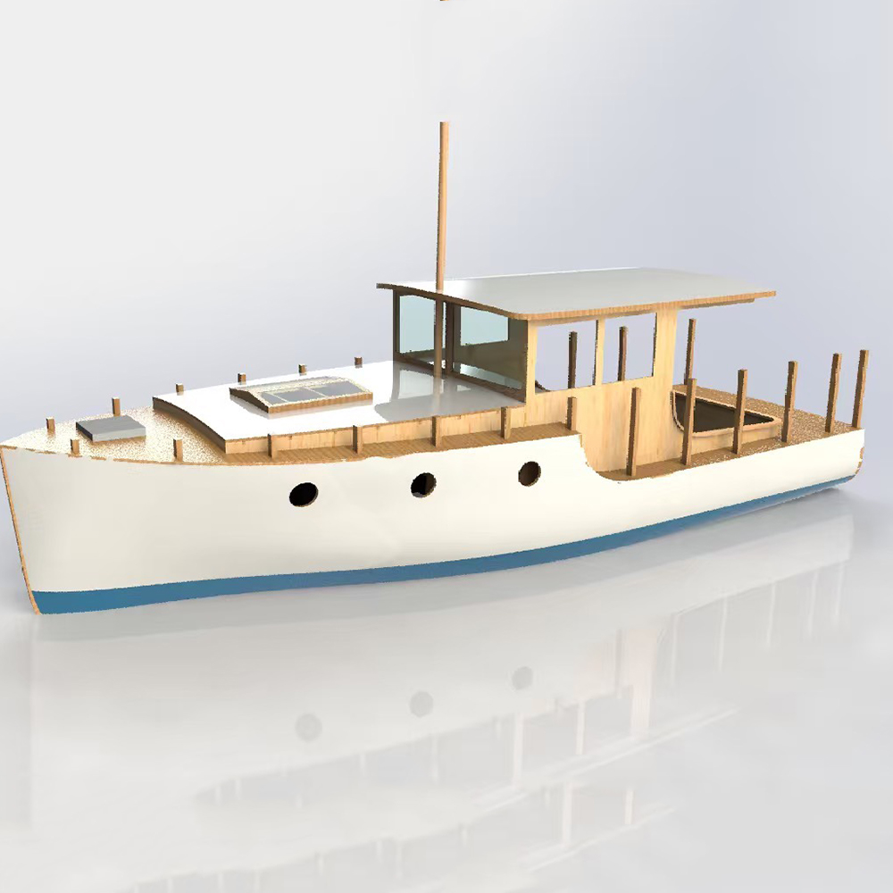 Perahu RC 70cm Kapal Pesiar Kl - Model Kit Yacht ulasan dan harga